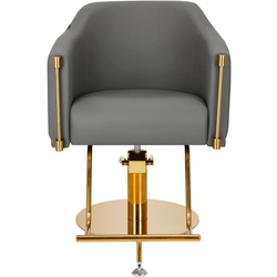Кресло парикмахерское Gabbiano Burgos (Grey/Gold) Thumb