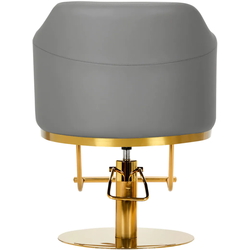 Кресло парикмахерское Gabbiano Burgos (Grey/Gold) Thumb
