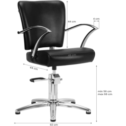 Кресло парикмахерское Gabbiano Dallas 140079 (Black) Thumb