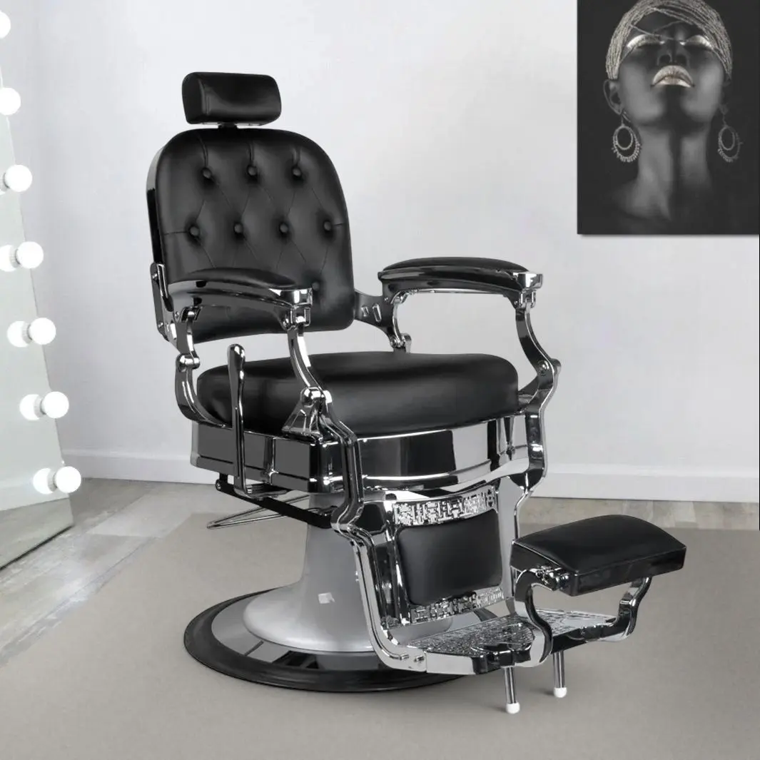 Fotoliu de coafor Gabbiano Ernesto (Black)