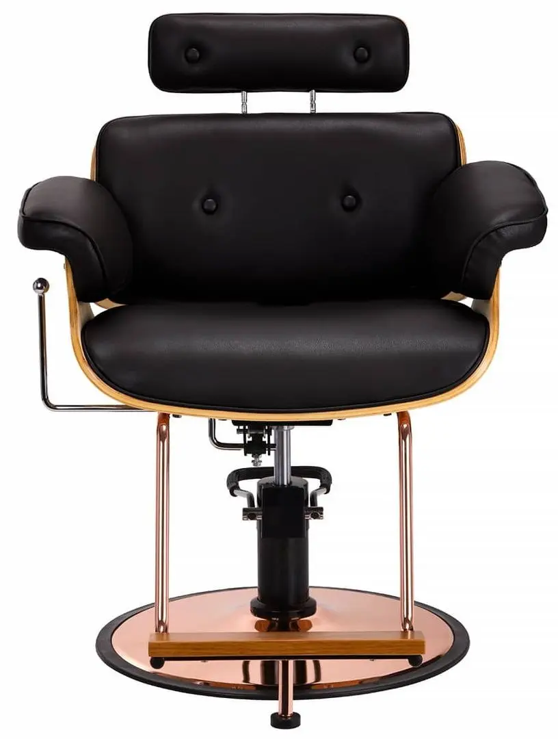 Fotoliu de coafor Gabbiano Florence (Black/Gold)