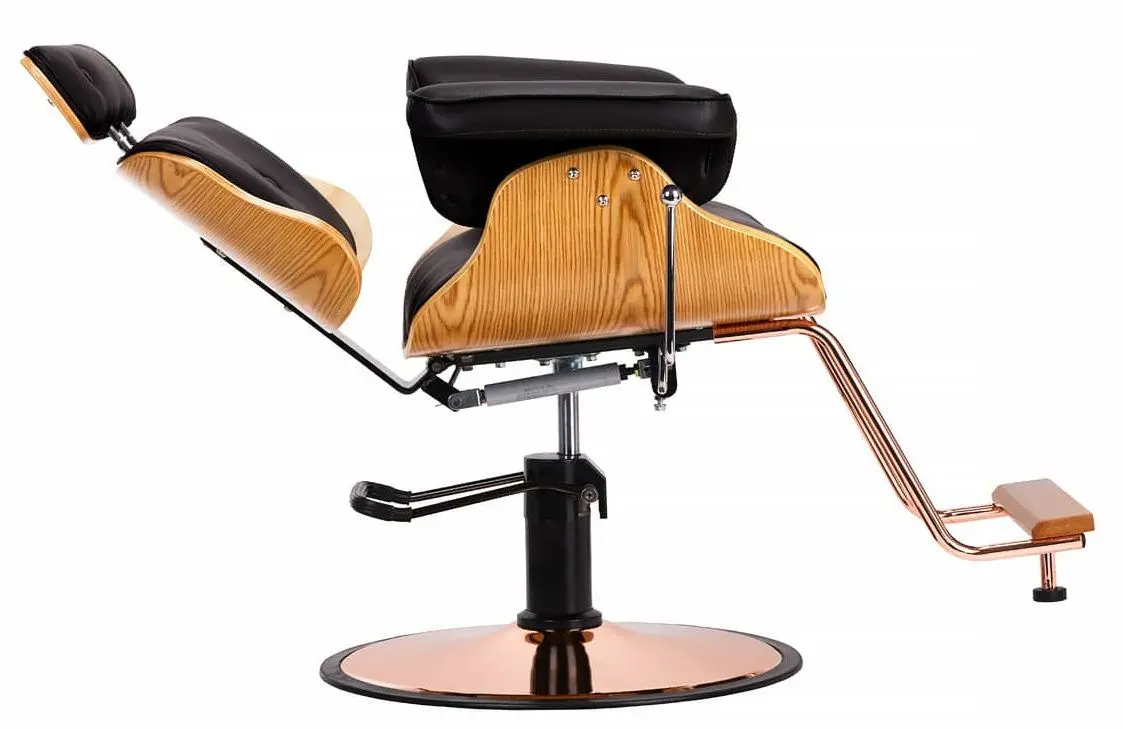 Fotoliu de coafor Gabbiano Florence (Black/Gold)