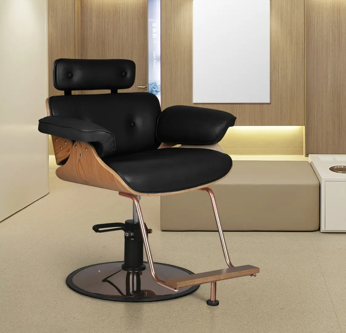 Fotoliu de coafor Gabbiano Florence (Black)