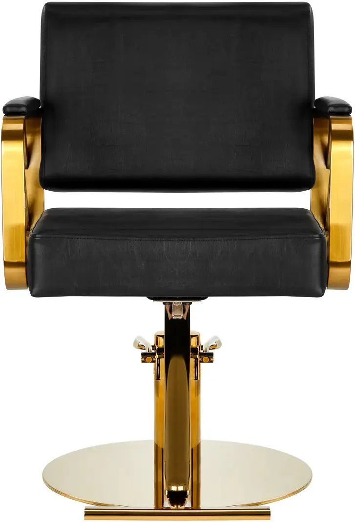 Fotoliu de coafor Gabbiano Genua (Black/Gold)