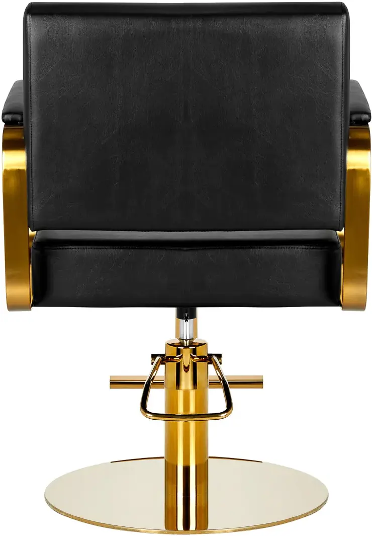 Fotoliu de coafor Gabbiano Genua (Black/Gold)
