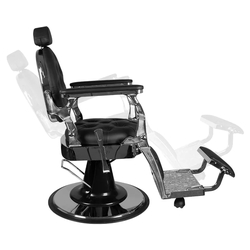 Fotoliu de coafor Gabbiano Giulio (Black/Silver) Thumb