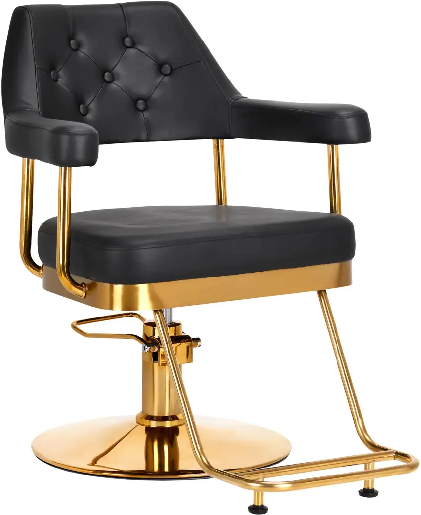 Fotoliu de coafor Gabbiano Granda (Black/Gold)