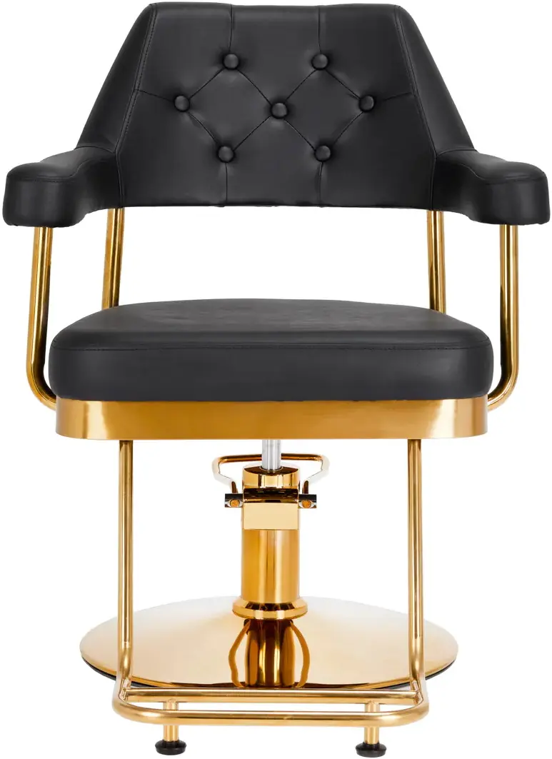 Fotoliu de coafor Gabbiano Granda (Black/Gold)