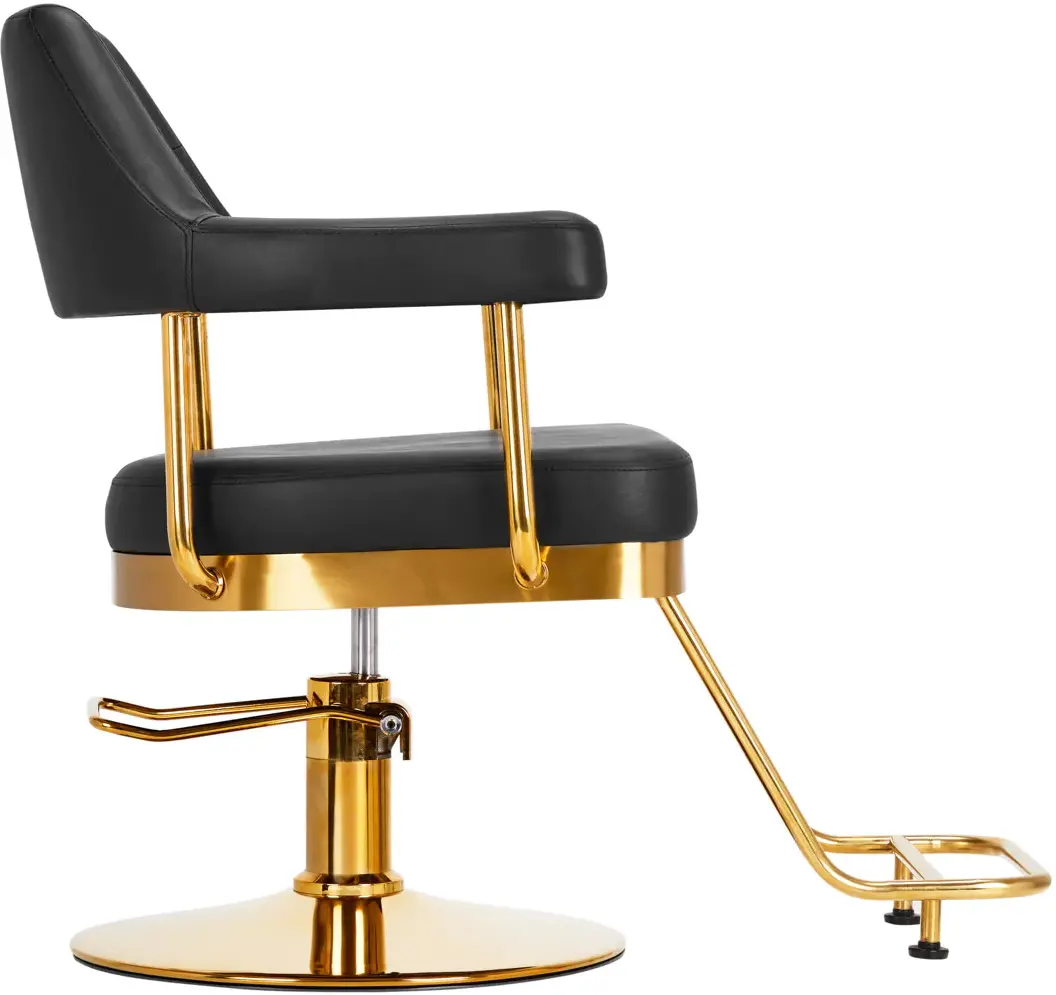 Fotoliu de coafor Gabbiano Granda (Black/Gold)