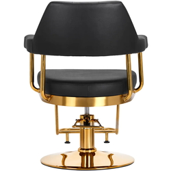 Fotoliu de coafor Gabbiano Granda (Black/Gold) Thumb