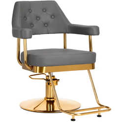 Fotoliu de coafor Gabbiano Granda (Grey/Gold) Thumb