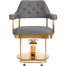 Fotoliu de coafor Gabbiano Granda (Grey/Gold) Thumb