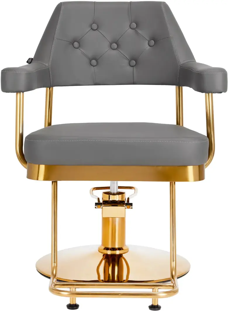 Fotoliu de coafor Gabbiano Granda (Grey/Gold)