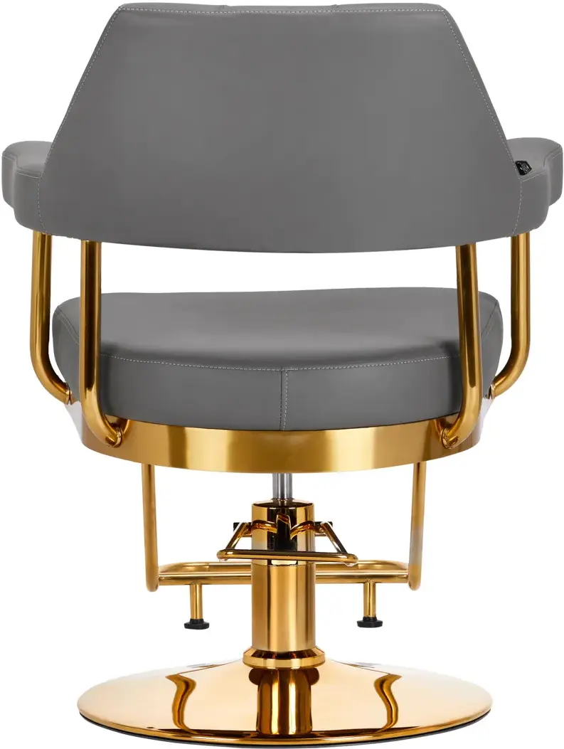 Fotoliu de coafor Gabbiano Granda (Grey/Gold)