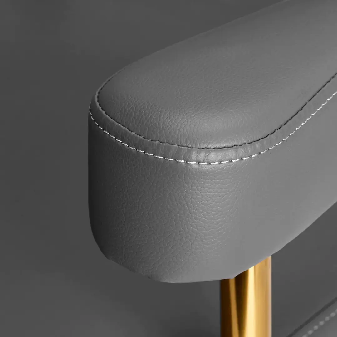 Fotoliu de coafor Gabbiano Granda (Grey/Gold)