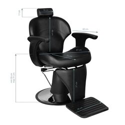 Fotoliu de coafor Gabbiano Igor (Black) Thumb