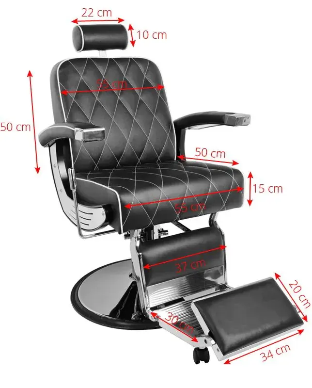 Fotoliu de coafor Gabbiano Imperial (Brown)