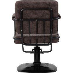 Fotoliu de coafor Gabbiano Katania Loft Old Leather 147875 (Dark Brown/Black) Thumb