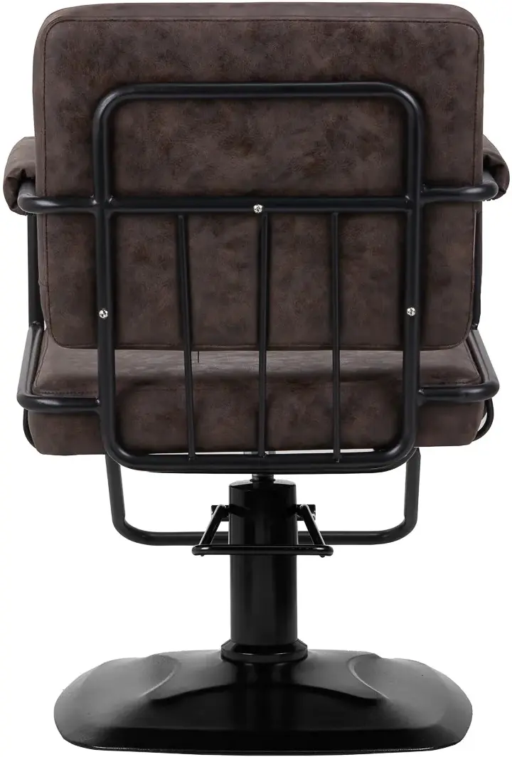 Fotoliu de coafor Gabbiano Katania Loft Old Leather 147875 (Dark Brown/Black)