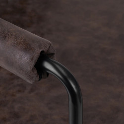 Fotoliu de coafor Gabbiano Katania Loft Old Leather 147875 (Dark Brown/Black) Thumb