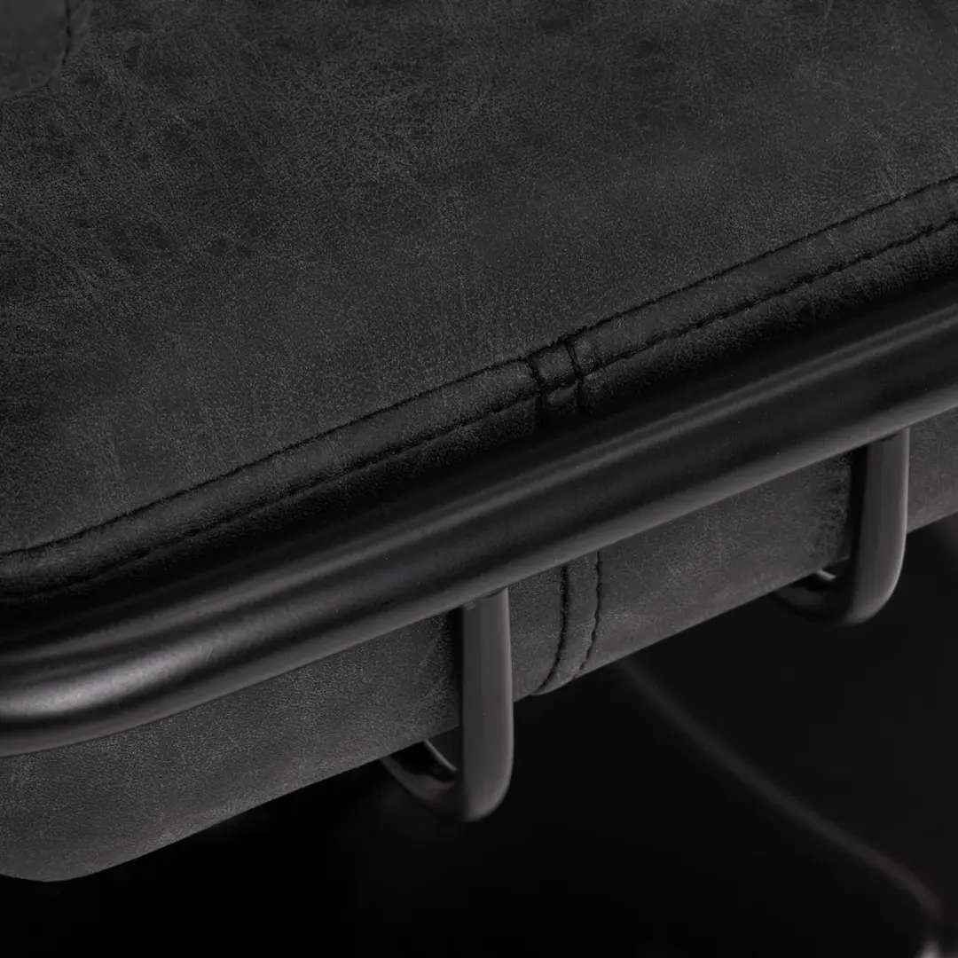 Fotoliu de coafor Gabbiano Katania Loft Old Leather 147876 (Black)