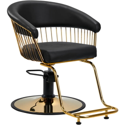 Fotoliu de coafor Gabbiano Lille 147324 (Black/Gold) Thumb