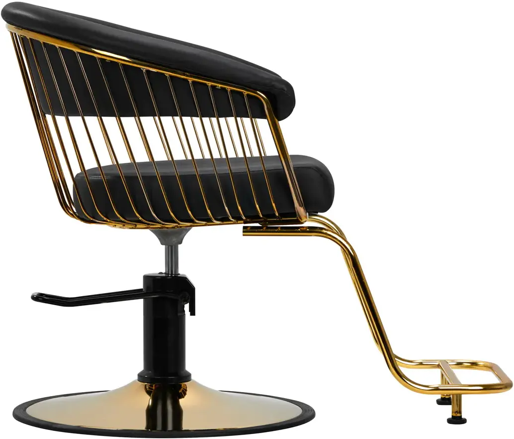 Fotoliu de coafor Gabbiano Lille 147324 (Black/Gold)