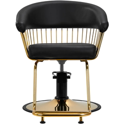 Fotoliu de coafor Gabbiano Lille 147324 (Black/Gold) Thumb