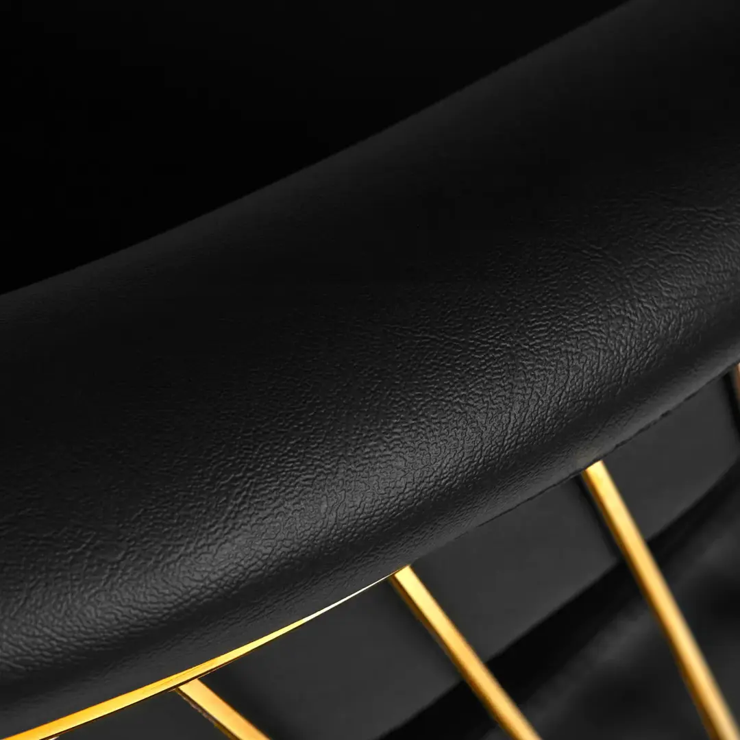 Fotoliu de coafor Gabbiano Lille 147324 (Black/Gold)