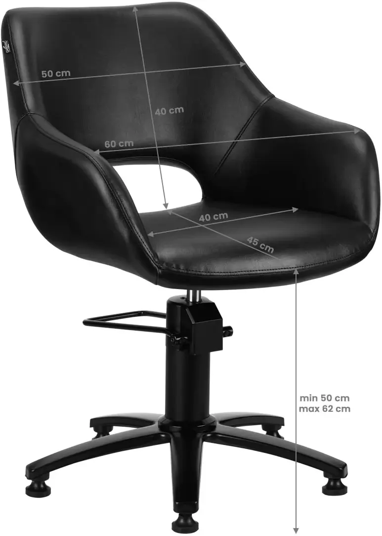 Кресло парикмахерское Gabbiano Lima 142857 (Black)