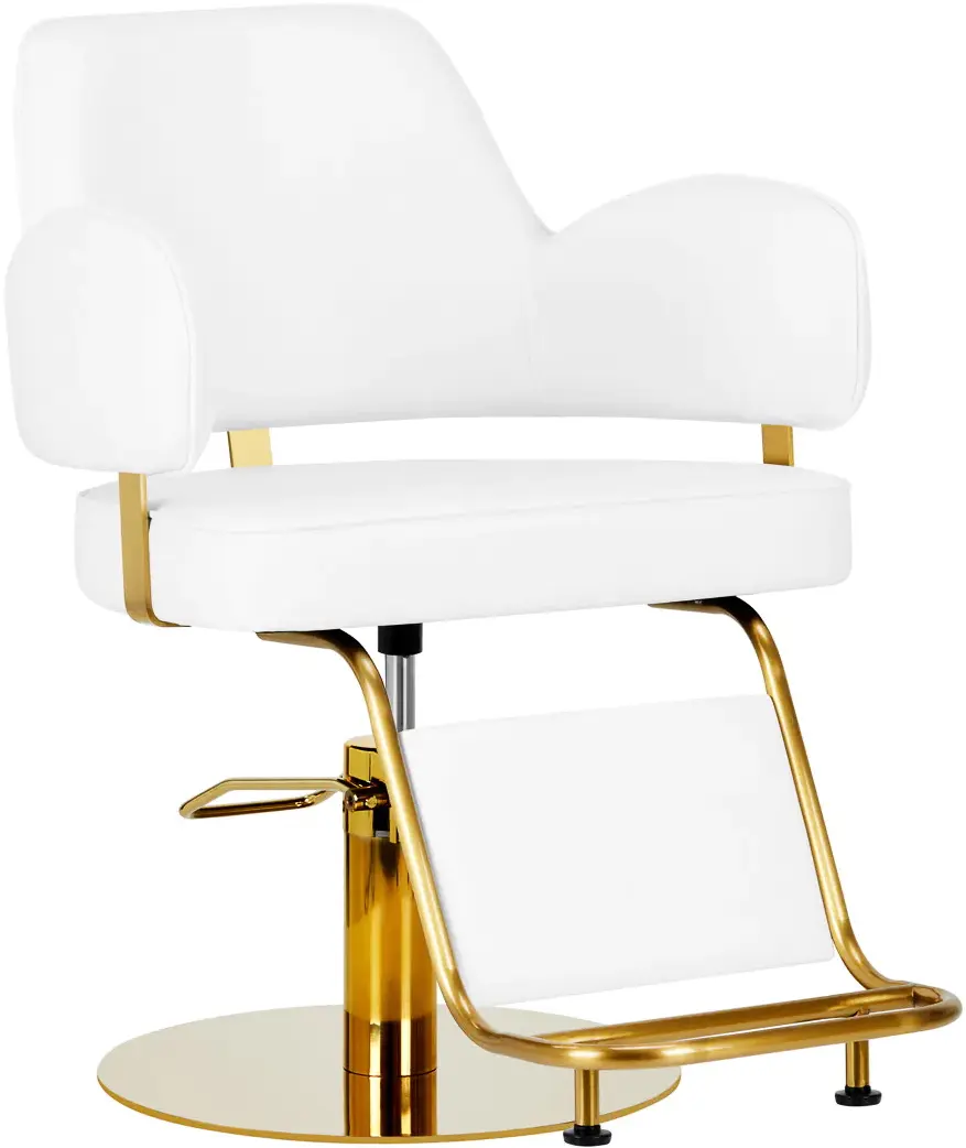 Fotoliu de coafor Gabbiano Linz NQ 148061 (White/Gold)