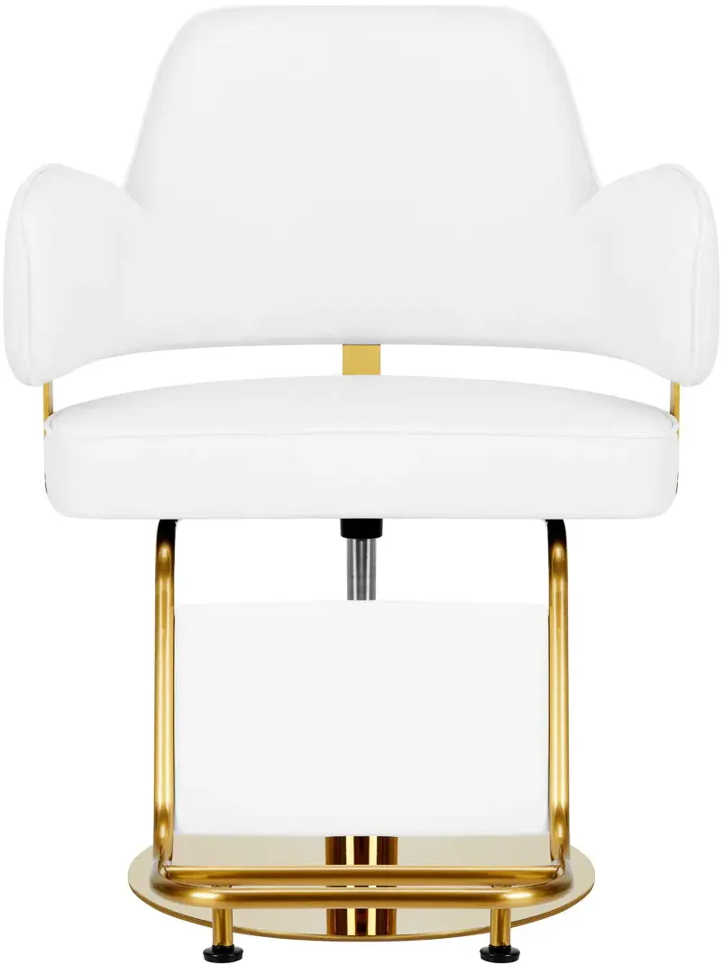 Fotoliu de coafor Gabbiano Linz NQ 148061 (White/Gold)