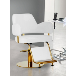 Fotoliu de coafor Gabbiano Linz NQ 148061 (White/Gold)