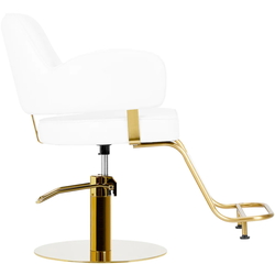 Fotoliu de coafor Gabbiano Linz NQ 148061 (White/Gold) Thumb