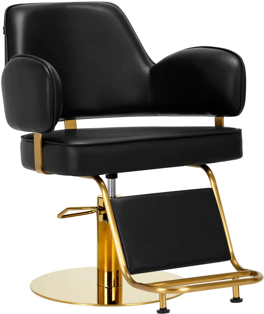 Fotoliu de coafor Gabbiano Linz NQ 148063 (Black/Gold)