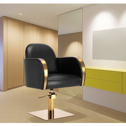 Fotoliu de coafor Gabbiano Malaga (Black/Gold)