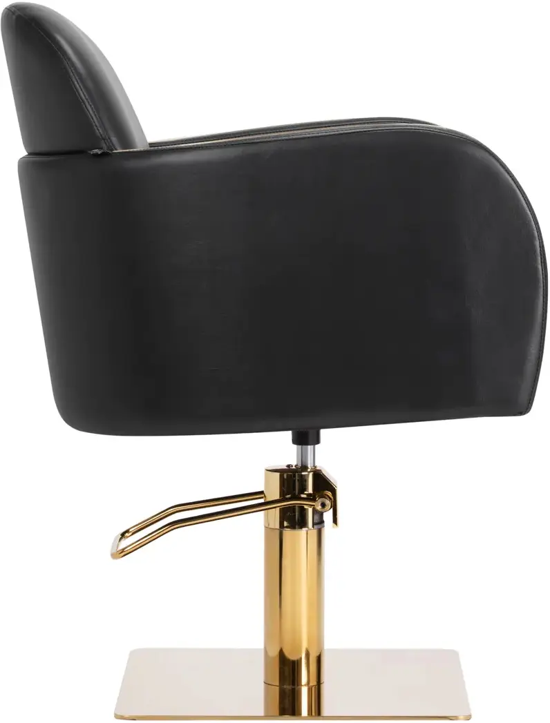 Fotoliu de coafor Gabbiano Malaga (Black/Gold)