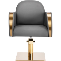 Fotoliu de coafor Gabbiano Malaga (Grey/Gold) Thumb