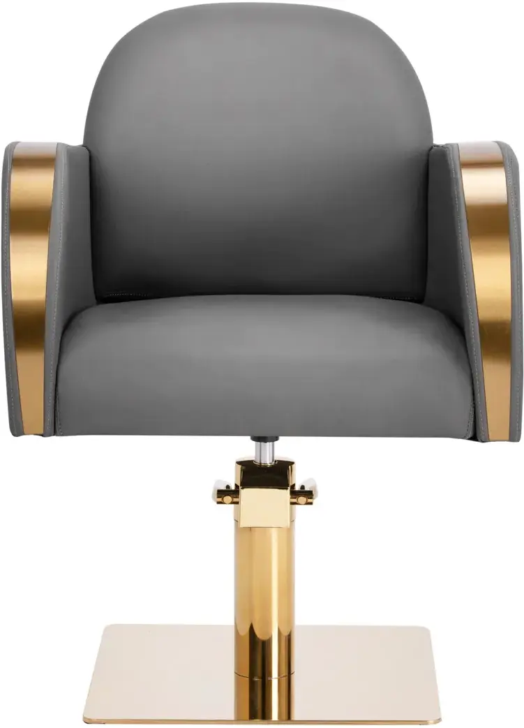 Fotoliu de coafor Gabbiano Malaga (Grey/Gold)