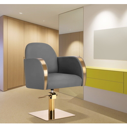 Fotoliu de coafor Gabbiano Malaga (Grey/Gold)