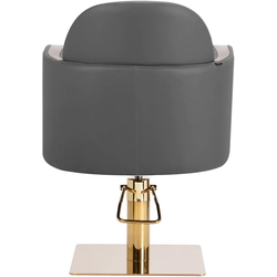 Fotoliu de coafor Gabbiano Malaga (Grey/Gold) Thumb