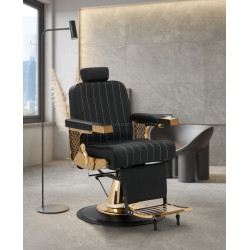 Fotoliu de coafor Gabbiano Marcus 148417 (Black/Gold)