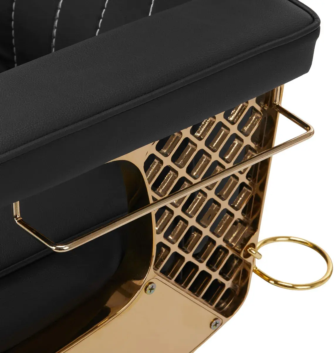 Fotoliu de coafor Gabbiano Marcus 148417 (Black/Gold)