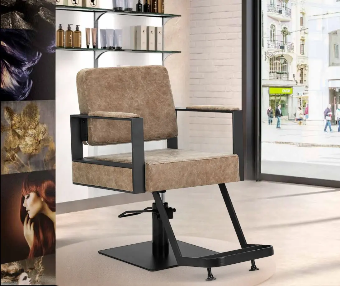 Fotoliu de coafor Gabbiano Modena (Light Brown)