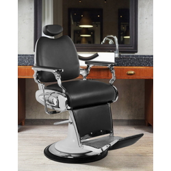 Fotoliu de coafor Gabbiano Moto Style (Black)