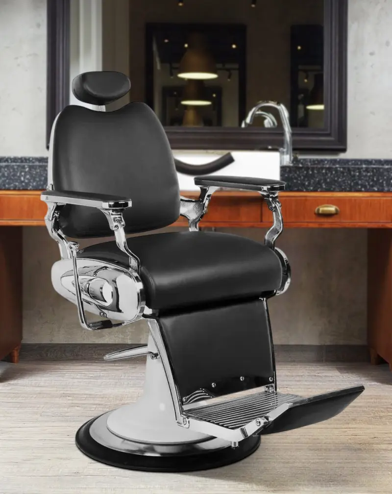 Fotoliu de coafor Gabbiano Moto Style (Black)