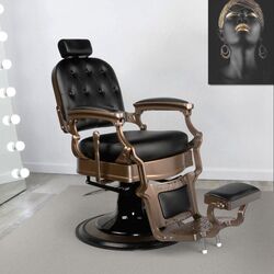 Fotoliu de coafor Gabbiano Old Ernesto (Black)