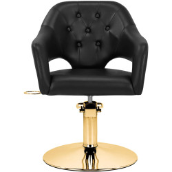 Кресло парикмахерское Gabbiano Parma 137381 (Black/Gold) Thumb