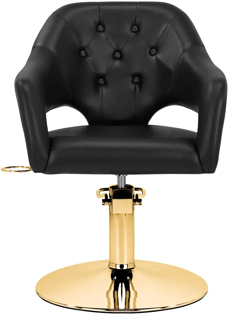Кресло парикмахерское Gabbiano Parma 137381 (Black/Gold)