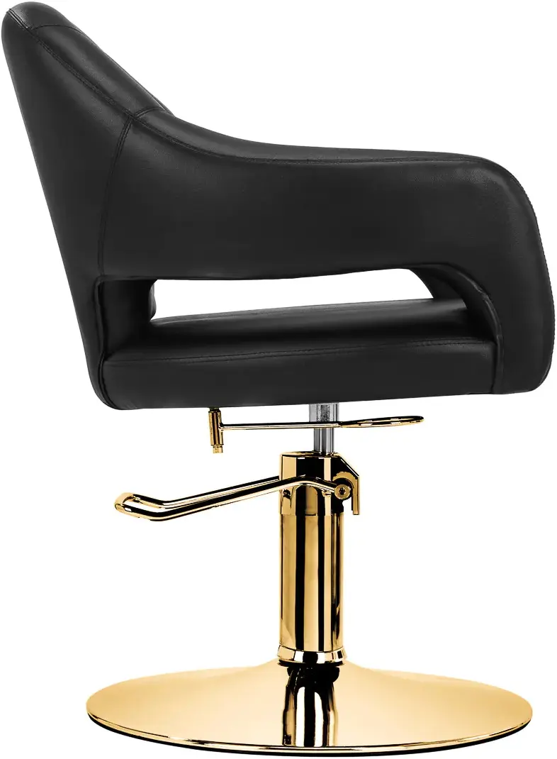 Кресло парикмахерское Gabbiano Parma 137381 (Black/Gold)